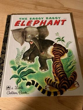 Saggy Baggy Elephant by Byron Jackson and Golden Books